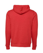 BELLA + CANVAS 3719 - Unisex Sponge Fleece Hoodie Sweatshirt - Heather Red
