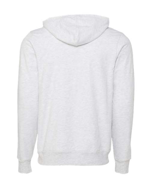 BELLA + CANVAS 3739 - Unisex Sponge Fleece Full-Zip Hoodie Sweatshirt - Ash