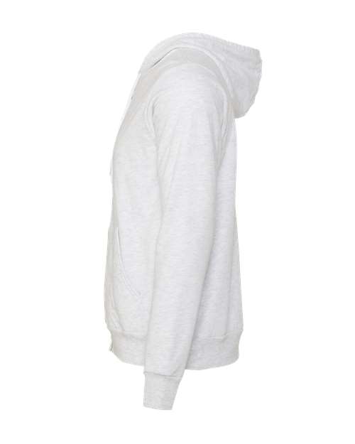 BELLA + CANVAS 3739 - Unisex Sponge Fleece Full-Zip Hoodie Sweatshirt - Ash