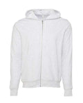 BELLA + CANVAS 3739 - Unisex Sponge Fleece Full-Zip Hoodie Sweatshirt - Ash