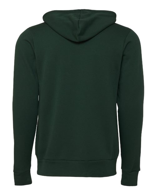 BELLA + CANVAS 3739 - Unisex Sponge Fleece Full-Zip Hoodie Sweatshirt - Forest