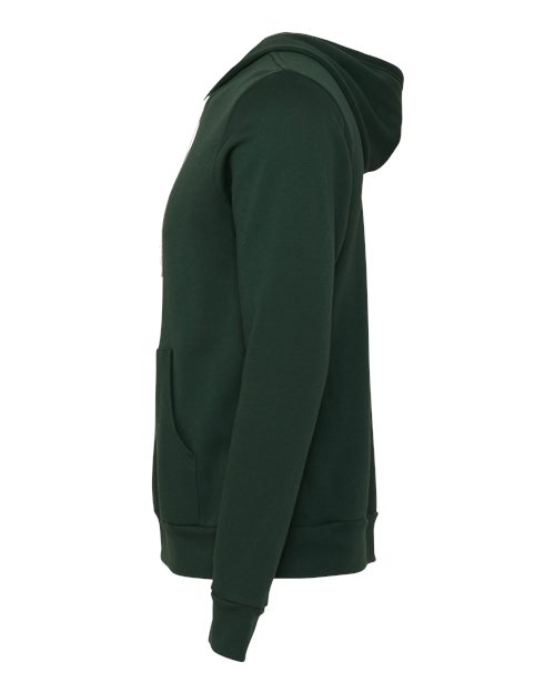 BELLA + CANVAS 3739 - Unisex Sponge Fleece Full-Zip Hoodie Sweatshirt - Forest