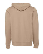 BELLA + CANVAS 3739 - Unisex Sponge Fleece Full-Zip Hoodie Sweatshirt - Tan