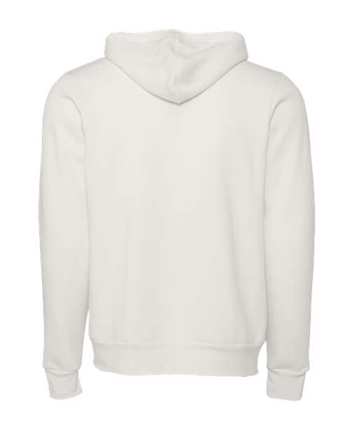 BELLA + CANVAS 3739 - Unisex Sponge Fleece Full-Zip Hoodie Sweatshirt - Vintage White