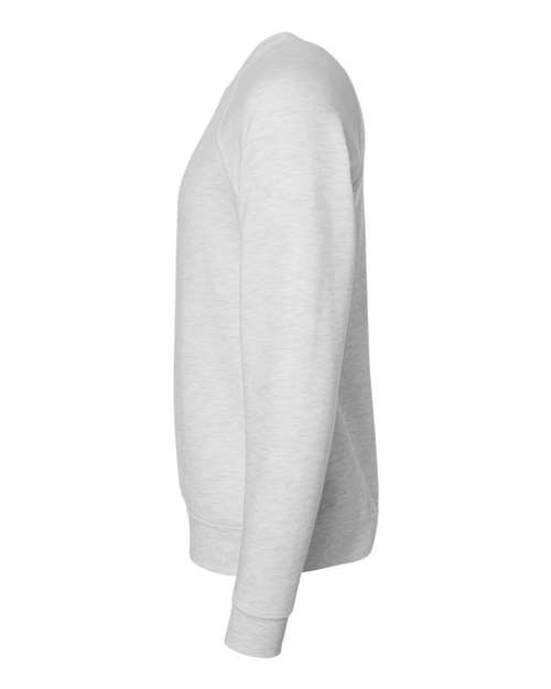 BELLA + CANVAS 3901 - Unisex Sponge Fleece Raglan Crewneck Sweatshirt - Ash