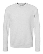 BELLA + CANVAS 3901 - Unisex Sponge Fleece Raglan Crewneck Sweatshirt - Ash