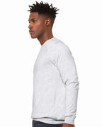 BELLA + CANVAS 3901 - Unisex Sponge Fleece Raglan Crewneck Sweatshirt - Ash