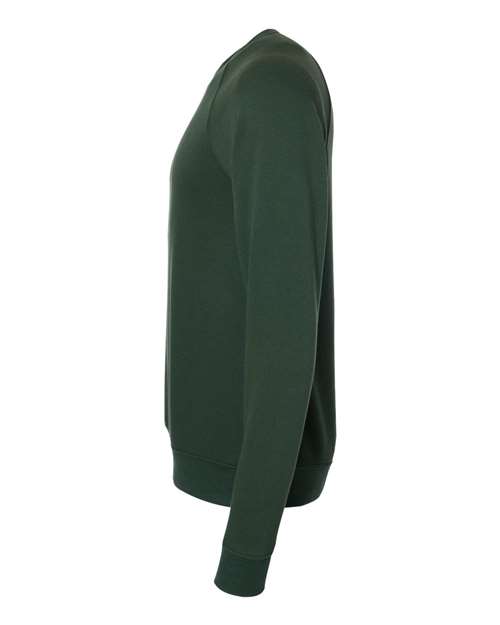 BELLA + CANVAS 3901 - Unisex Sponge Fleece Raglan Crewneck Sweatshirt - Forest