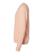 BELLA + CANVAS 3901 - Unisex Sponge Fleece Raglan Crewneck Sweatshirt - Peach