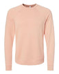 BELLA + CANVAS 3901 - Unisex Sponge Fleece Raglan Crewneck Sweatshirt - Peach