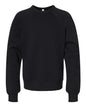 BELLA + CANVAS 3901Y - Youth Sponge Fleece Crewneck Sweatshirt - Black