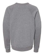 BELLA + CANVAS 3901Y - Youth Sponge Fleece Crewneck Sweatshirt - Deep Heather