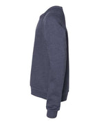BELLA + CANVAS 3901Y - Youth Sponge Fleece Crewneck Sweatshirt - Heather Navy