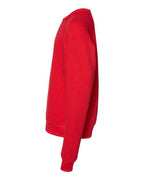 BELLA + CANVAS 3901Y - Youth Sponge Fleece Crewneck Sweatshirt - Red