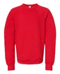 BELLA + CANVAS 3901Y - Youth Sponge Fleece Crewneck Sweatshirt - Red
