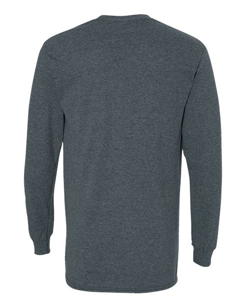 Gildan 5400 - Unisex Heavy CottonTM Long Sleeve T-Shirt - Dark Heather