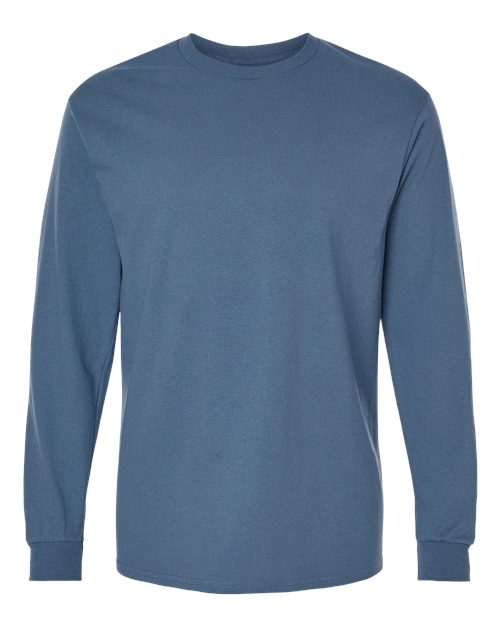 Gildan 5400 - Unisex Heavy CottonTM Long Sleeve T-Shirt - Indigo Blue