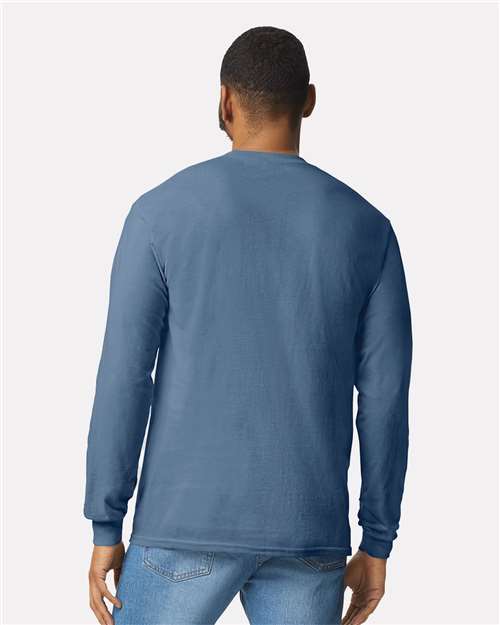 Gildan 5400 - Unisex Heavy CottonTM Long Sleeve T-Shirt - Indigo Blue