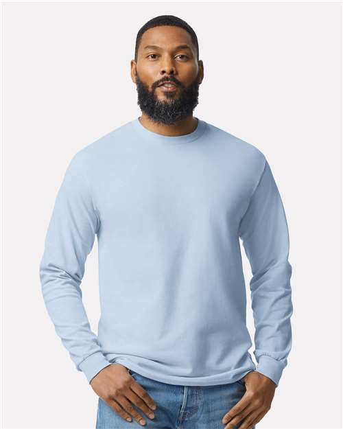 Gildan 5400 - Unisex Heavy CottonTM Long Sleeve T-Shirt - Light Blue