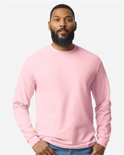 Gildan 5400 - Unisex Heavy CottonTM Long Sleeve T-Shirt - Light Pink