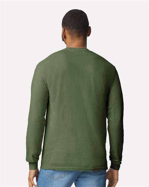 Gildan 5400 - Unisex Heavy CottonTM Long Sleeve T-Shirt - Military Green