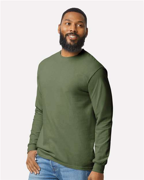 Gildan 5400 - Unisex Heavy CottonTM Long Sleeve T-Shirt - Military Green