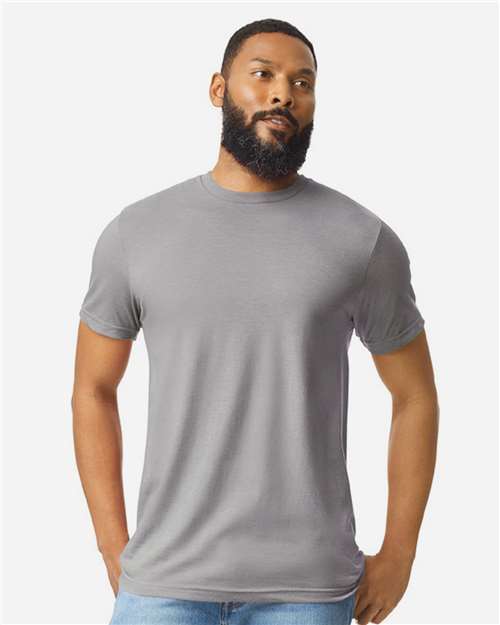 Gildan 64000CVC - Unisex Softstyle CVC T-Shirt - Cement