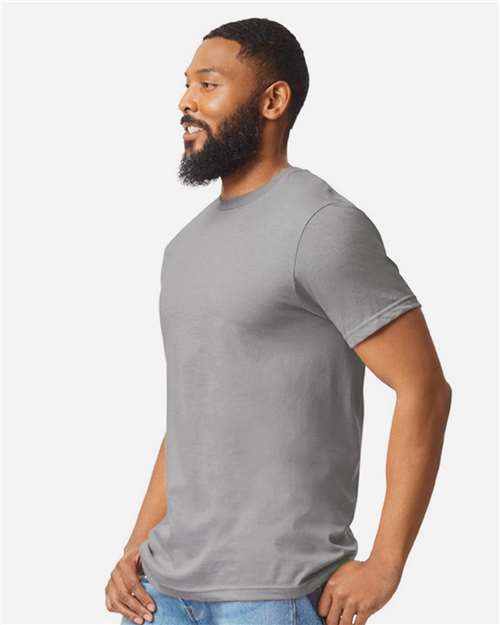 Gildan 64000CVC - Unisex Softstyle CVC T-Shirt - Cement