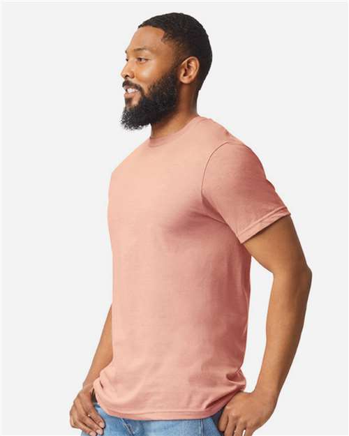 Gildan 64000CVC - Unisex Softstyle CVC T-Shirt - Dusty Rose