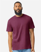 Gildan 64000CVC - Unisex Softstyle CVC T-Shirt - Maroon Mist