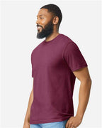 Gildan 64000CVC - Unisex Softstyle CVC T-Shirt - Maroon Mist