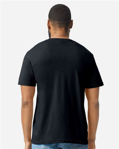 Gildan 64000CVC - Unisex Softstyle CVC T-Shirt - Pitch Black