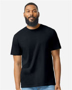 Gildan 64000CVC - Unisex Softstyle CVC T-Shirt - Pitch Black
