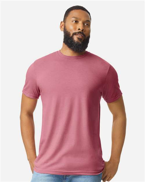 Gildan 64000CVC - Unisex Softstyle CVC T-Shirt - Plumrose
