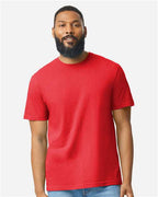 Gildan 64000CVC - Unisex Softstyle CVC T-Shirt - Red Mist