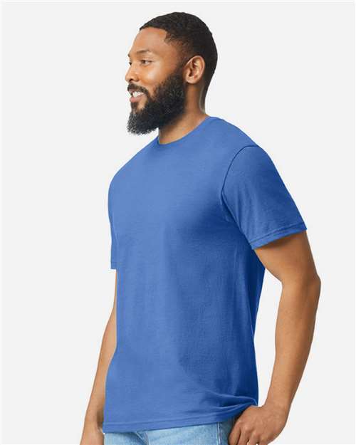Gildan 64000CVC - Unisex Softstyle CVC T-Shirt - Royal Mist