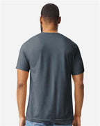 Gildan 64000CVC - Unisex Softstyle CVC T-Shirt - Steel Blue