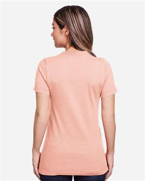 Gildan 64001LCVC - Women's Softstyle CVC T-Shirt - Dusty Rose