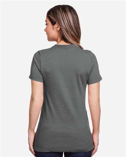 Gildan 64001LCVC - Women's Softstyle CVC T-Shirt - Gunmetal