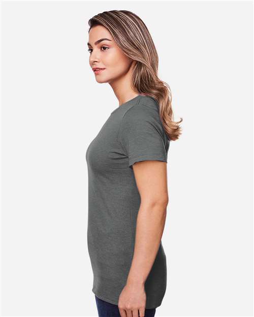Gildan 64001LCVC - Women's Softstyle CVC T-Shirt - Gunmetal