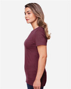 Gildan 64001LCVC - Women's Softstyle CVC T-Shirt - Maroon Mist