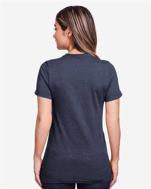Gildan 64001LCVC - Women's Softstyle CVC T-Shirt - Navy Mist