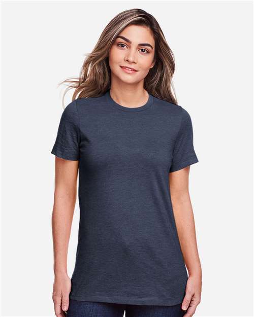 Gildan 64001LCVC - Women's Softstyle CVC T-Shirt - Navy Mist