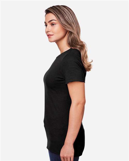 Gildan 64001LCVC - Women's Softstyle CVC T-Shirt - Pitch Black