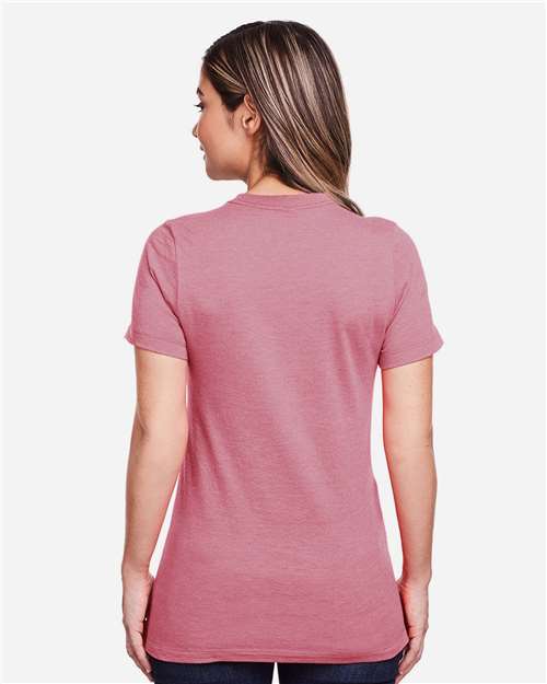 Gildan 64001LCVC - Women's Softstyle CVC T-Shirt - Plumrose