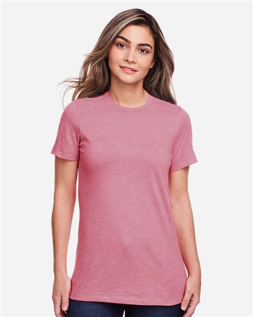 Gildan 64001LCVC - Women's Softstyle CVC T-Shirt - Plumrose