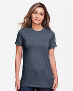 Gildan 64001LCVC - Women's Softstyle CVC T-Shirt - Steel Blue