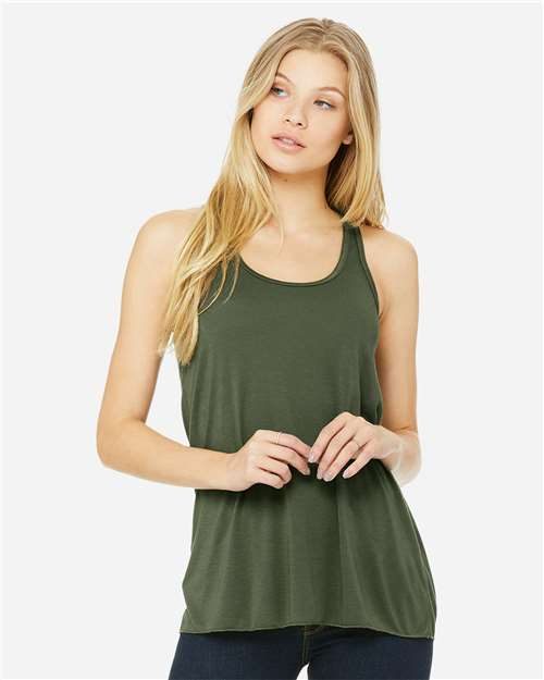 BELLA + CANVAS 8800 - Women's Flowy Racerback Tank BELLA + CANVAS