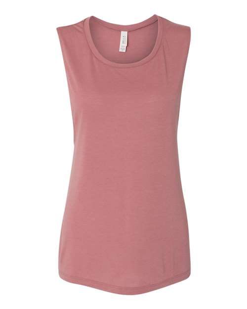 BELLA + CANVAS 8803 - Women's Flowy Scoop Muscle Tank BELLA + CANVAS