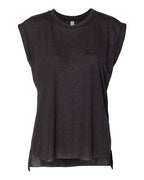 BELLA + CANVAS 8804 - Women’s Flowy Rolled Cuffs Muscle Tee